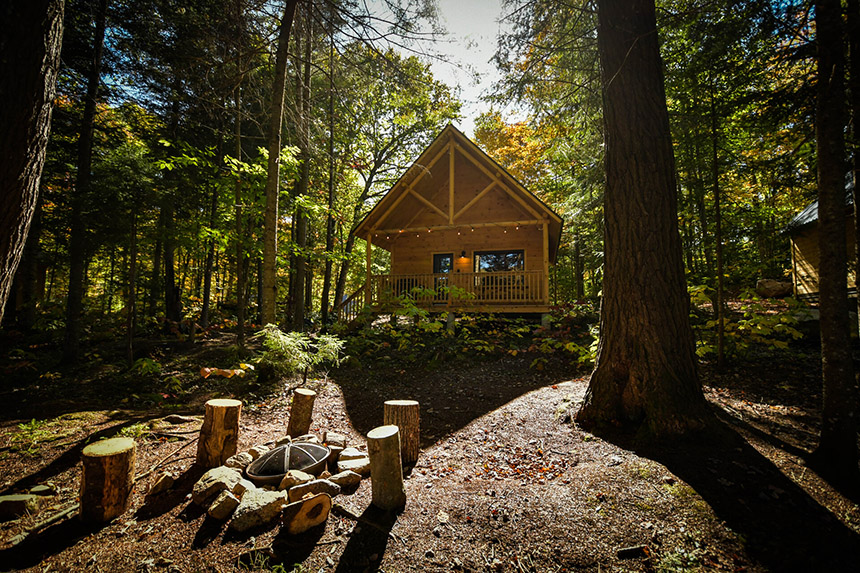 Huttopia Les Deux Lacs—Laurentides - Mont-Blanc, Canada Huttopia Les Deux Lacs—Laurentides - Mont-Blanc, Canada
