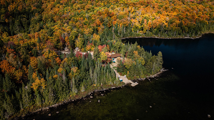 Huttopia Les Deux Lacs—Laurentides - Mont-Blanc, Canada Huttopia Les Deux Lacs—Laurentides - Mont-Blanc, Canada